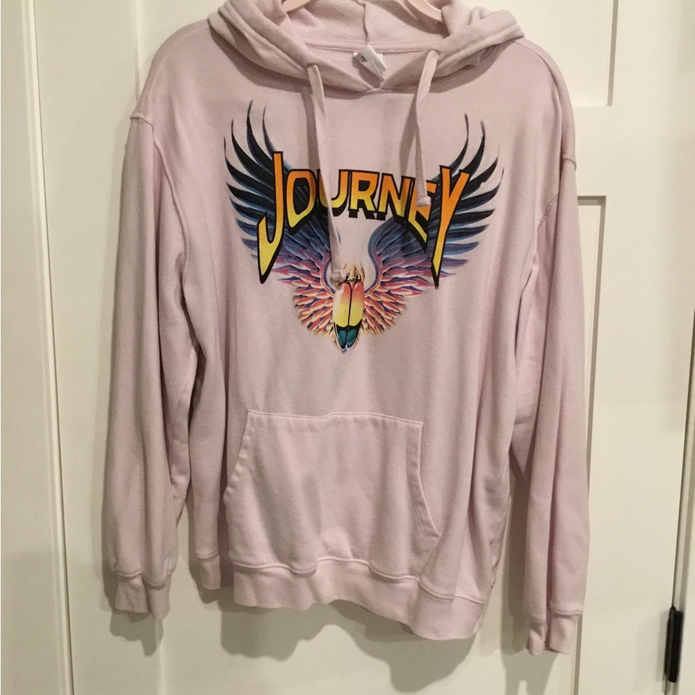 Pink Hoodie with Graphic Design